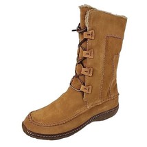  Timberland Fauna Lace 96308 Women Boots Brown Tan Shoes Winter Suede Size 8 - £56.29 GBP