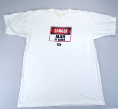 Vintage Home Improvement Danger Man au Travail TV Promo T-Shirt Taille X... - £15.14 GBP