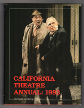 Isenberg California Theatre Annual 1983 First Edition Photos Actors Hardcover Dj - £21.50 GBP