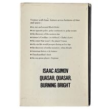 Quasar, Quasar Burning Bright by Isaac Asimov 1978 Doubleday Book Club Hardcover image 2