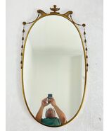Elegant brass wall mirror, made in Italy 1960s-
show original title

Ori... - $1,601.38