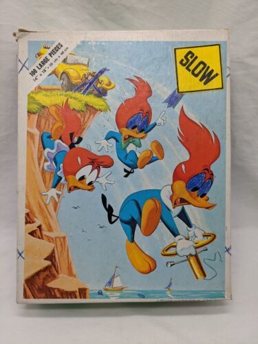 1976 Whitman Woody Woodpecker 100 Large Piece Jigsaw Puzzle Complete - $24.05
