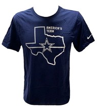 Dallas Cowboys NFL Nike America&#39;s Team Texas Navy Blue Tee Shirt Men&#39;s 2XL XXL - £19.97 GBP