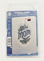 Stitch A Card Counted Cross Stitch Kit 1871 Mom NMI Needlemagic Flowers - £7.01 GBP