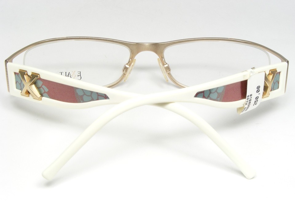 Exalt Cycle EXMISS C.4 PALE GOLD EYEGLASSES GLASSES FRAME 54-16-140mm Italy Item image 3