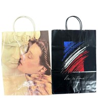 2 VTG Bloomingdales Paper Bags Parfums Fendi Sheila Metzner /France Soni... - $68.31