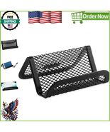 Elegant Black Mesh Business Card Holder - Durable and Stylish Showcase - $19.92 CAD