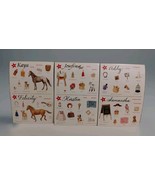 American Girl Scrapbook Sticker Book 5pc Sticker Sheet Lot - $145.53 MXN