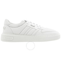 Bally Maudo Men&#39;s White Lamb Leather Sneakers Shoes US 13 / EU 12 GL024086 - £168.41 GBP