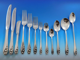 Lily of the Valley by Gorham Sterling Silver Flatware Set Service 170 pcs Dinner - £10,165.45 GBP