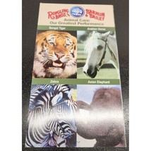 Ringling Brothers and Barnum &amp; Bailey Circus Animal Care Brochure - £7.29 GBP