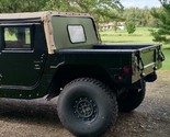 Basic Rear &quot;Iron&quot; Curtain For Soft or Hard Top- fits Humvee 2-Man, Green - $995.00