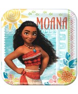 Disney Moana Birthday Lunch Dinner Plates Party Supplies 8 Per Package NEW - $132.09 MXN