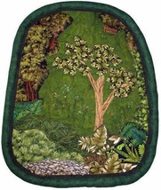 Deep in the Woods: Quilted Art Wall Hanging - £340.78 GBP