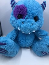 Taddle Toes Maurice Monster Stuffed Animal Soft Plush by Aurora Blue Purple 10” - £9.51 GBP
