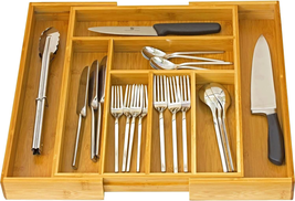HOME IT Expandable Cutlery Drawer Organizer, Utensil Organizer Flatware Drawer D - £23.90 GBP