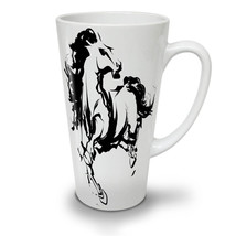 Horse Cool Printed NEW White Tea Coffee Latte Mug 12 17 oz | Wellcoda - £18.20 GBP+