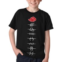 Unisex Big Kids&#39; Anime Ninja Symbolize All Over Print T-shirt (USA Size) - £18.85 GBP