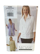 Vogue Sewing Pattern 7062 Shirt Blouse Tunic Womens Plus Size 26W-30W - $9.74
