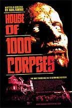 House of 1000 Corpses-  Horror Movie -  New DVD Rob Zombie -free shipping - $13.95