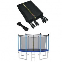 12Ft Replacement Weather-Resistant Trampoline Safety Enclosure Net - Color: Bla - $92.20