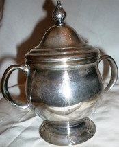 Vintage Silverplated Oneida By Community Ltd. HI-LIGHT Lidded Sugar Bowl - £9.37 GBP