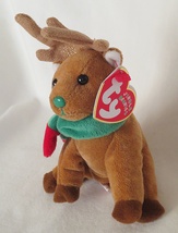 Ty Jingle Beanies Jingly 5-inch Plush Reindeer (2007) - £5.50 GBP