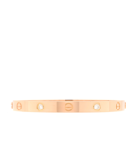New Cartier 18K Pink Gold 4 Diamond LOVE Bracelet size 18 - $11,350.00