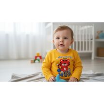 Baby Boys Sweater Mommy Little MVP Tiger Sports Yellow Long Sleeve Size ... - $3.46