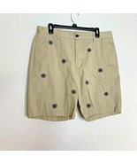 Chaps Mens 34 Khaki Steering Wheel on Shorts Cotton - £7.06 GBP