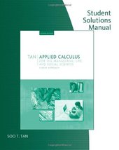 Student Solutions Manual for Tans Applied Calculus for the Managerial, Life, an - £13.87 GBP