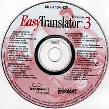 Transparent: Easy Translator v3.01 CD-ROM for Windows 95/98/NT -NEW CD in SLEEVE - $4.98