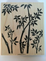 Stampin Up Rubber Stamp Bamboo Background Scene Maker Jungle Plant Big Large - £11.19 GBP