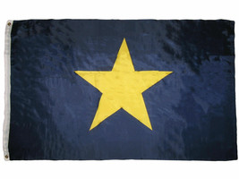 Burnet&#39;s 1st Texas Republic Polyester 3x5 Foot Flag 1836-1839 Revolution Burnett - £12.54 GBP