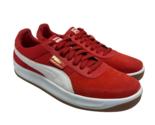 Puma Men&#39;s Low-Cut California Casual Sneakers Red/White/Gum Size 13M - £45.41 GBP