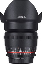Rokinon Cv16M-N 16Mm T2.2 Cine Wide Angle Lens For Nikon F Mount Cameras - $466.99