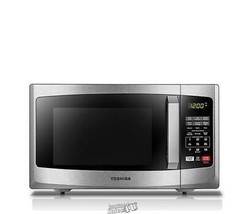 Toshiba 0.9 cu. ft. Stainless Steel Countertop Microwave Oven Silver - £106.30 GBP
