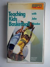 Teaching Kids Basketball With John Wooden (VHS, 1998) ESPN Home Video - £11.19 GBP