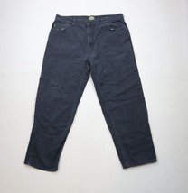 Vintage 90s Cabelas Mens 38x30 Faded Relaxed Baggy Fit Wide Leg Denim Je... - $59.35