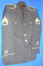 UNITED STATES ARMY SERVICE UNIFORM DRESS BLUE 450 ASU JACKET COAT POLY 4... - $71.44