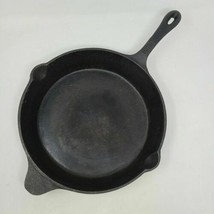 Vintage Antique Cast Iron Skillet Pan No. 10 Unmarked - £37.39 GBP