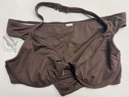 Swim Systems Brown Bikini Two Piece Swim suit Top 38 D Bottoms XL - £22.02 GBP