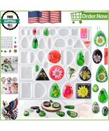 Multi-Use Jewelry Casting Molds with Hanging Holes - Perfect for DIY Pen... - $21.25 CAD