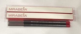 (2) PACK!!!! NEW IN BOX! MIRABELLA HYPNOTIC LIP LUSTRE LINER PENCIL - £39.73 GBP