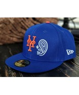New Era 5950 New York Mets Blue Paisley Authentic Fitted Hat Men 7 3/4 - $46.18 CAD