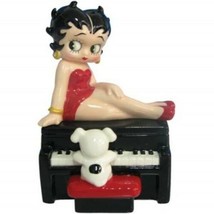 Betty Boop on a Piano and Pudgy Playing Salt and Pepper Shaker Set, NEW UNUSED - £21.29 GBP