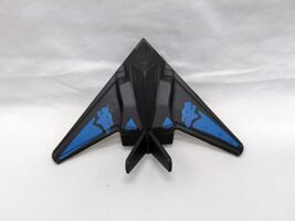 Black And Blue Fighter Jet Diecast Plane 3&quot; - $14.56 CAD