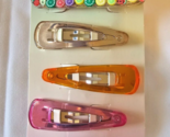 Scunci Snap Clips 5 Clips 2 Sets Solids &amp; Fruits 10 Pieces Total Hair Clips - £11.37 GBP