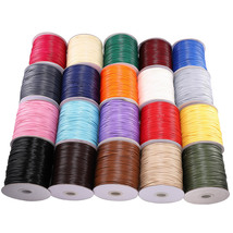 26 Color Leather Line Waxed Cord, 10m lot - £3.94 GBP+