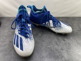 Nike Football Cleats Men 12 M Adizero Scorch Shoes Blue White Athletic F... - $47.27 CAD